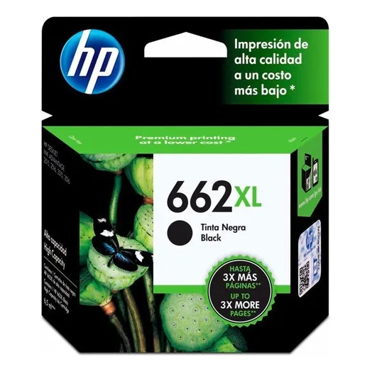Cartucho Hp 662xl Preto 1616 2516 2646 3516 4646 Foto 1