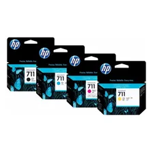 Cartucho Hp 711 Cz130a Cz131a Cz132a Cian Foto mini  3