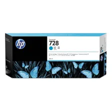 Cartucho HP 728 F9K17A Cyan Designjet T730 T830 300ml Foto mini 1