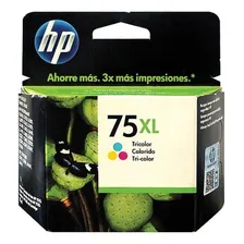 Cartucho Hp 75xl Jato De Tinta Tricolor 17ml Cb338wb Foto mini 1