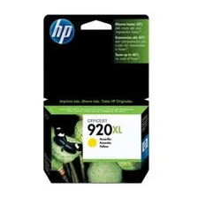 Cartucho Hp 920xl Jato De Tinta Amarelo 7,5ml - Cd974al Foto  mini 1