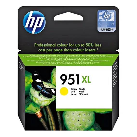 Cartucho Hp 951xl Amarelo CN048al Hp 8600 8620 8610 Foto 1
