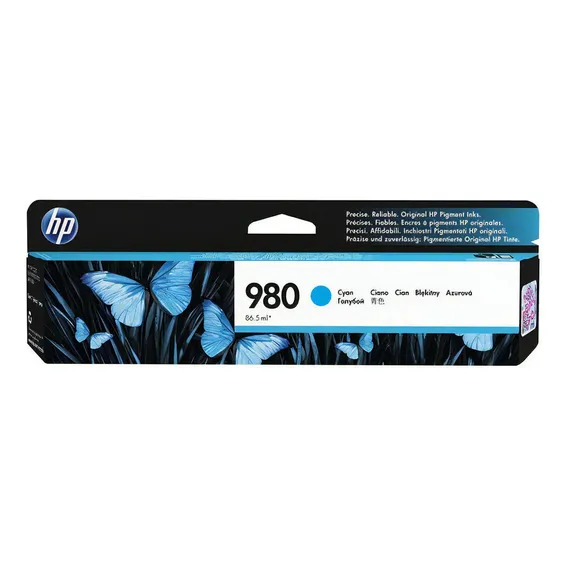 Cartucho Hp 980 Original D8j07a Cyan | X555dn X555xh X585z Foto 1
