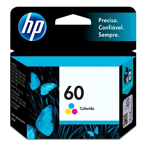 Cartucho Impressora Hp Deskjet 60 Cc643wb 6,5ml - Tricolor Foto 1