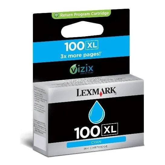 Cartucho Lexmark 100xl Ciano 14n1069 Foto 1