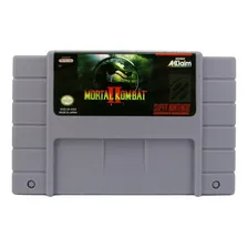 Cartucho Mortal Kombat 2 Super Nintendo Snes Standard Edition Físico Foto  mini 1