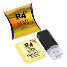 Cartucho R4 Gold Pro 2024 Para Nintendo 3ds 2ds Dsi Ds Lite Compatível Com Firmware Suporte Microsd 32gb Kernel Atualizado Action Replay Cheat Rom Clean Interface Foto mini  3