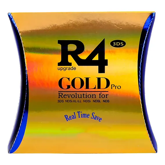 Cartucho R4 Gold Pro 2024 Para Nintendo 3ds 2ds Dsi Ds Lite Compatível Com Firmware Suporte Microsd 32gb Kernel Atualizado Action Replay Cheat Rom Clean Interface Foto 1