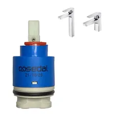 Cartucho Reparo Monocomando Lift Lavat贸rio 00852900 - Docol Acabamento Brilhante Cor Azul Foto mini 1