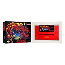 Cartucho Super Metroid Super Nintendo Snes Com Caixa E Berço Foto mini 1