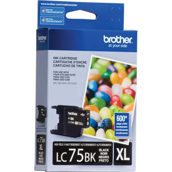 Cartucho Tinta Brother Lc-75bk Preto Foto 1