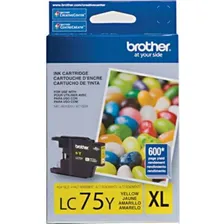 Cartucho Tinta Brother Lc-75y Amarelo Foto mini 1