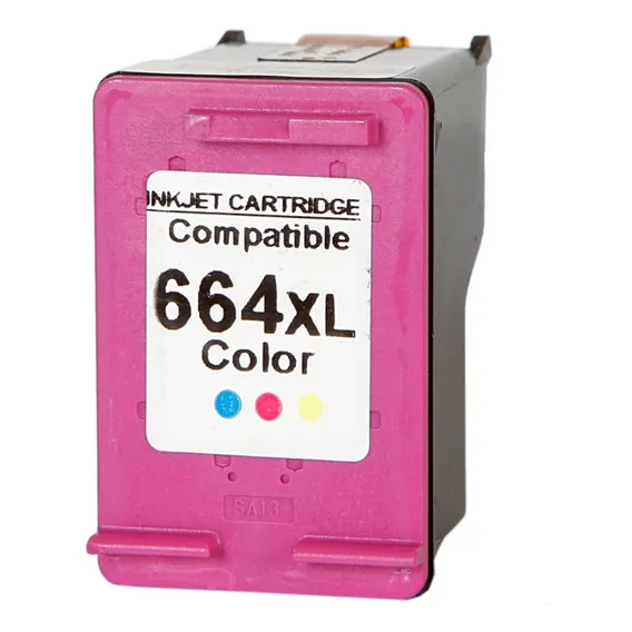 Cartucho Tinta Compatível 664xl Colorido Impressoras Hp Foto 1