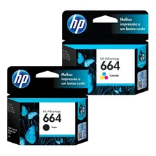 Cartucho Tinta Hp 664 Preto E Colorido Advantage Foto mini 1
