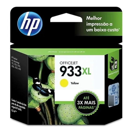 Cartucho Tinta Hp 933xl Amarelo Cn056al 7110 Foto 1