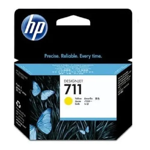Cartucho Tinta Hp T120 711 Cz132b Amarelo 29ml Foto 1