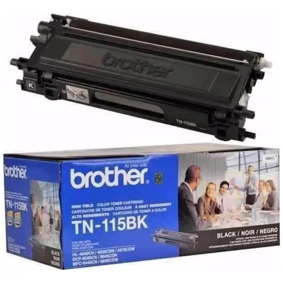 Cartucho Toner Brother Tn-115bk Preto Foto 1