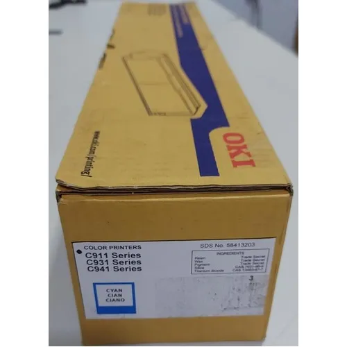 Cartucho Toner Okidata C911 Cian Foto 1