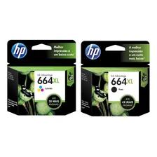 Cartuchos Hp 664xl Preto E Colorido Hp Lacrados Foto mini 2
