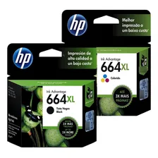 Cartuchos Para Impressora 2136/2676 664xl Hp Black+color Foto mini 3