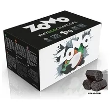 Carvão Zomo Premium 1kg 100% De Coco Para Narguile Foto mini 4