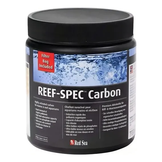 Carvão ativado Red Sea 250g Reef Spec Carbon Foto 1