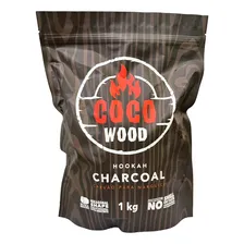 Carvão De Coco Para Narguile Coco Wood Zomo Hexagonal 1 Kg Foto mini 2
