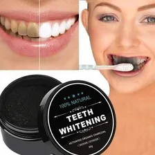 Carv茫o Em P贸 Branqueador Dentes Ativado Profissional Natural Foto mini 1