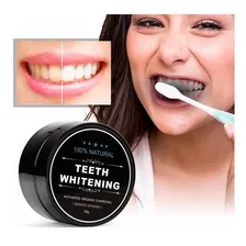 Carv茫o Em P贸 Branqueador Dentes Ativado Profissional Natural Foto mini 3