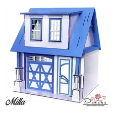 Casa Bonecas Escala Barbie Com Garagem Milla Lazuli Darama Foto mini 1