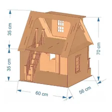 Casa Bonecas Escala Barbie Com Garagem Milla Lazuli Darama Foto mini 2