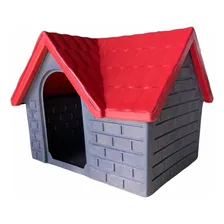 Casa Casinha Cachorro Cães Plástica Casa Número 5 Cor Vermelho Foto mini  2
