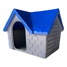 Casa Casinha Cachorro Cães Plástica Casa Número 5 Cor Azul Foto mini 2