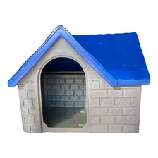 Casa Casinha Cachorro Cães Plástica Casa Número 5 Cor Azul Foto mini 3