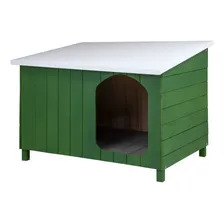Casa Casinha Cachorro Criadeira Telh. Galvanizado Grande N4 Cor Verde Foto  mini 1