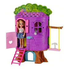 Casa Casinha Da Árvore Boneca Chelsea Irmã Da Barbie Mattel Foto mini 3