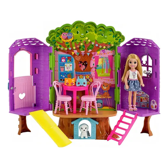 Casa Casinha Da Árvore Boneca Chelsea Irmã Da Barbie Mattel Foto 1