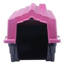 Casa Casinha Para Cachorro Cães Pet Injet N1 Rosa Foto mini 1