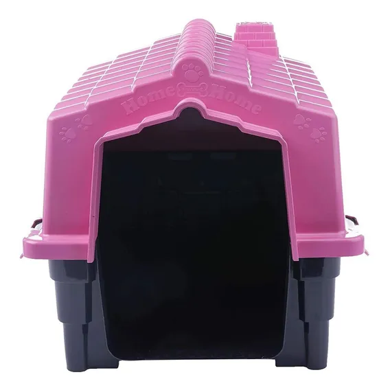 Casa Casinha Para Cachorro Cães Pet Injet N1 Rosa Foto 1