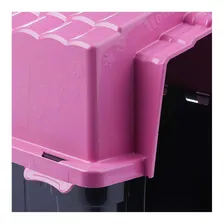 Casa Casinha Para Cachorro Cães Pet Injet N1 Rosa Foto mini 2
