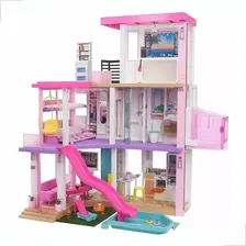 Casa Da Barbie Mansão Com Acessórios 1,20m Altura Mattel Cor Rosa-chiclete Foto mini 1