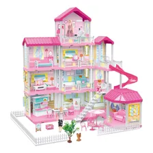 Casa De Bonecas Casa Dos Sonhos Dreamhouse 4 Andares Foto mini 2