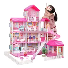 Casa De Bonecas Casa Dos Sonhos Dreamhouse 4 Andares Foto mini 1