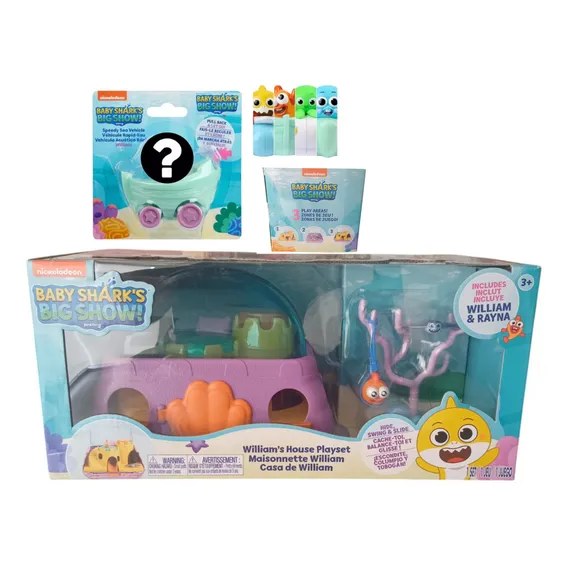 Casa Do William E Rayna Bonecos Baby Shark Big Show 2368 Cor Azul Foto 1