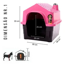 Casa Durahouse Rosa Para Cães - Tam. 01 Foto mini 1