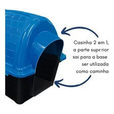 Casa Pet Raça Média N4 Casinha Azul Cachorro E Gato Foto mini 3