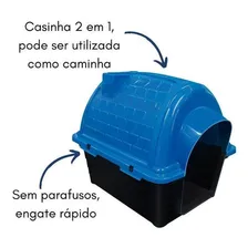 Casa Pet Raça Média N4 Casinha Azul Cachorro E Gato Foto mini 2