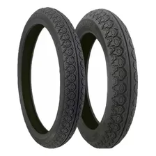 Casal De Pneus Biz Pop 80/100-14 + 60/100-17 Tiger Technic Foto  mini 1