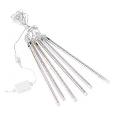 Cascata Chuva Neve 180 Leds Natal 6 Tubo Natalino Pisca Gelo Foto  mini 1