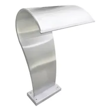 Cascata De Piscina Média 80cm Cascata Naja Inox De Piscina Infinity Inox Foto mini 1
